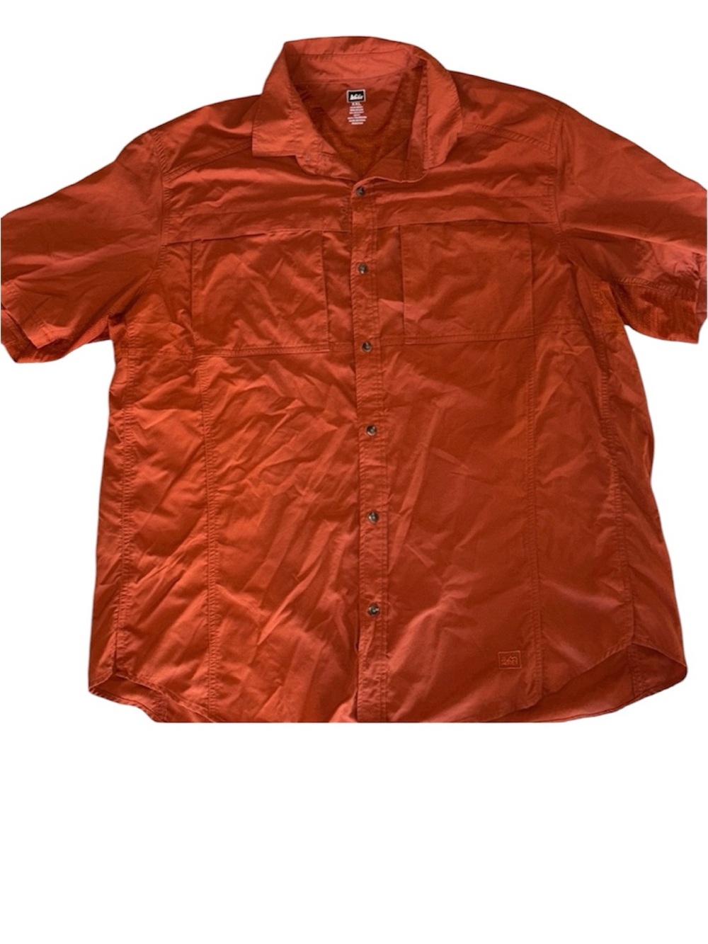REI Men’s Short Sleeve Fishing Shirt Size XXL